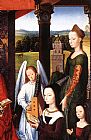 Hans Memling Wall Art - The Donne Triptych [detail 4, central panel]